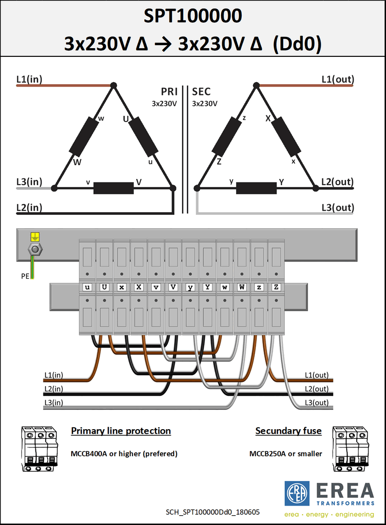 Aansluitschema SPT100000
