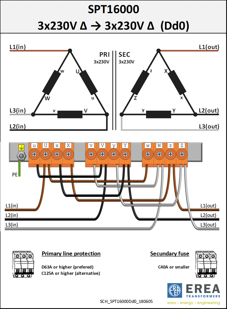 Aansluitschema SPT16000