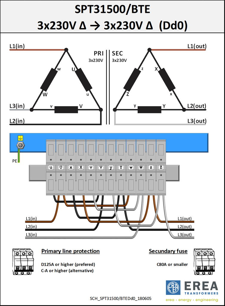 Aansluitschema SPT31500/BTE