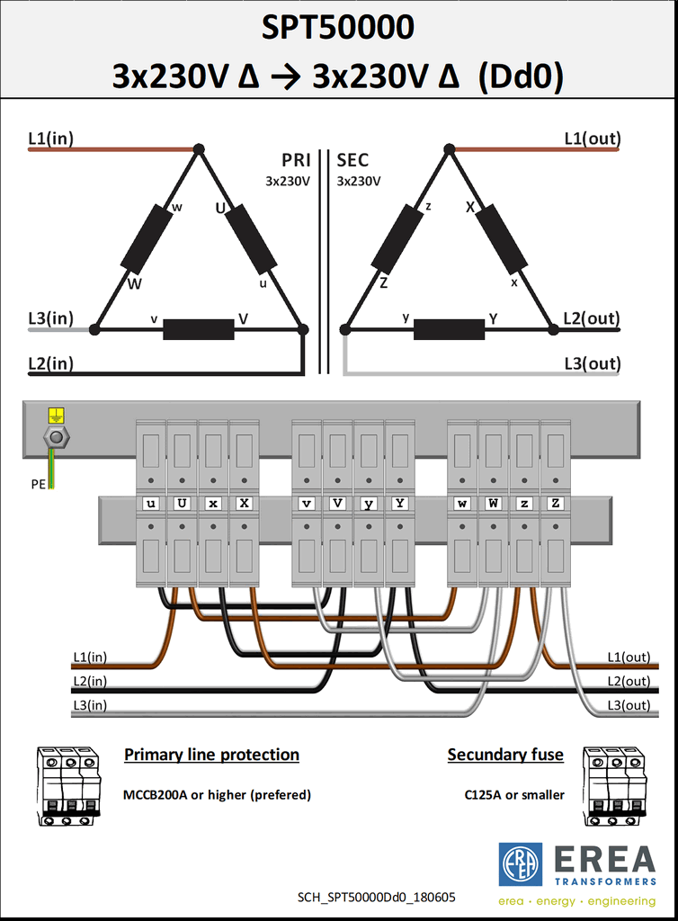 Aansluitschema SPT50000