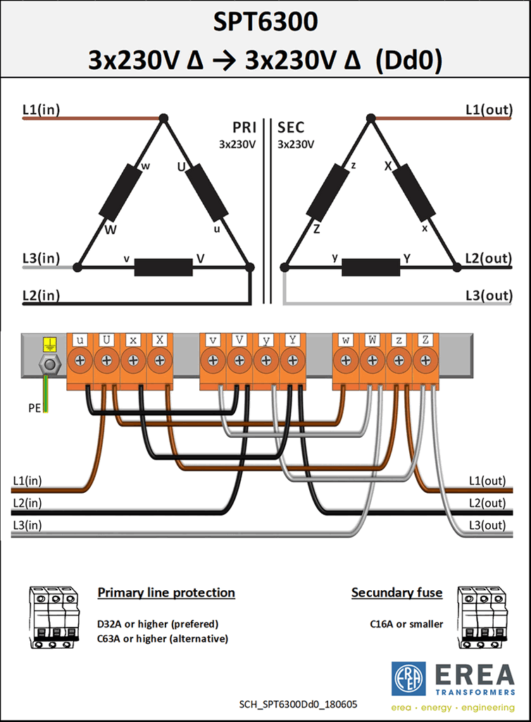 Aansluitschema SPT6300