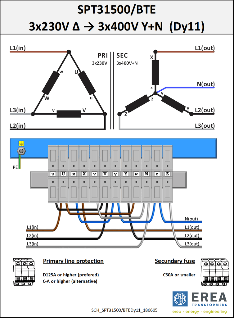 Aansluitschema SPT31500/BTE