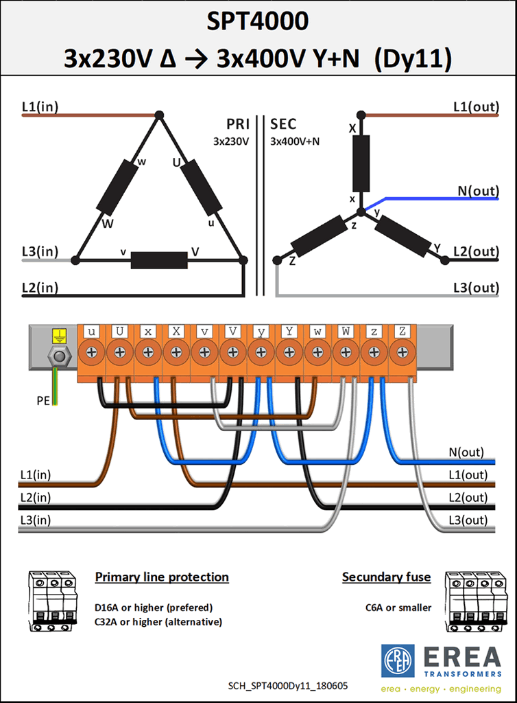 Aansluitschema SPT4000