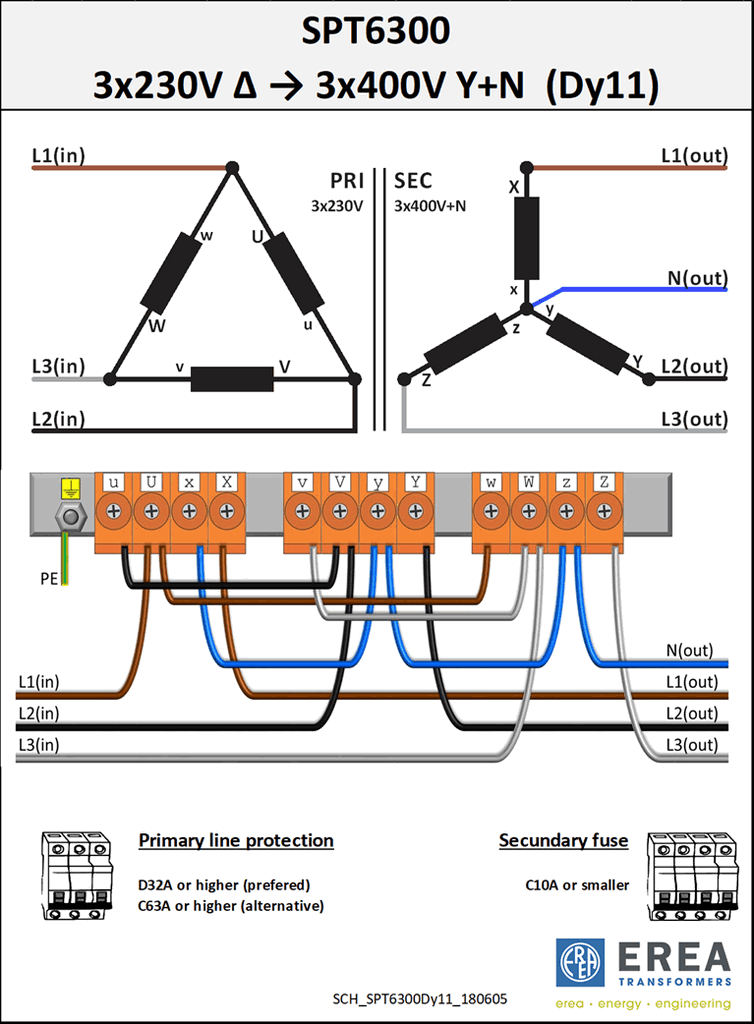 Aansluitschema SPT6300