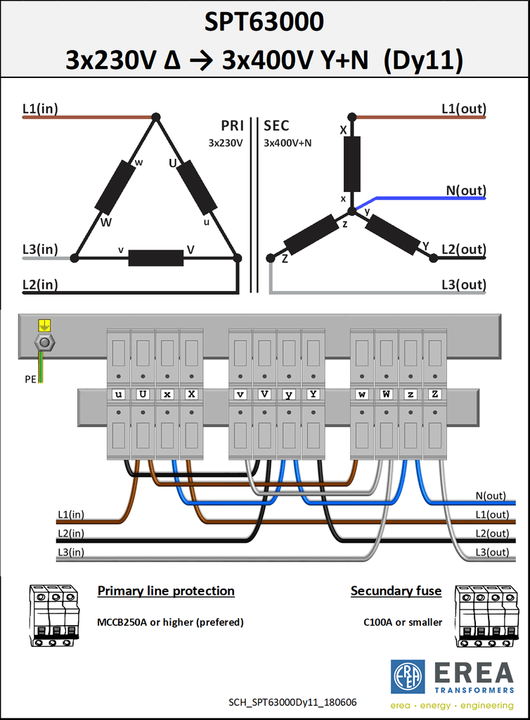 Aansluitschema SPT63000