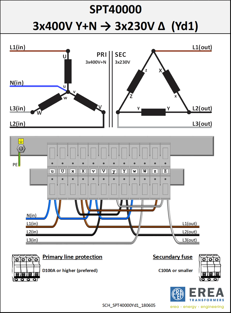 Aansluitschema SPT40000
