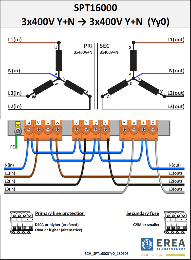 Aansluitschema SPT16000