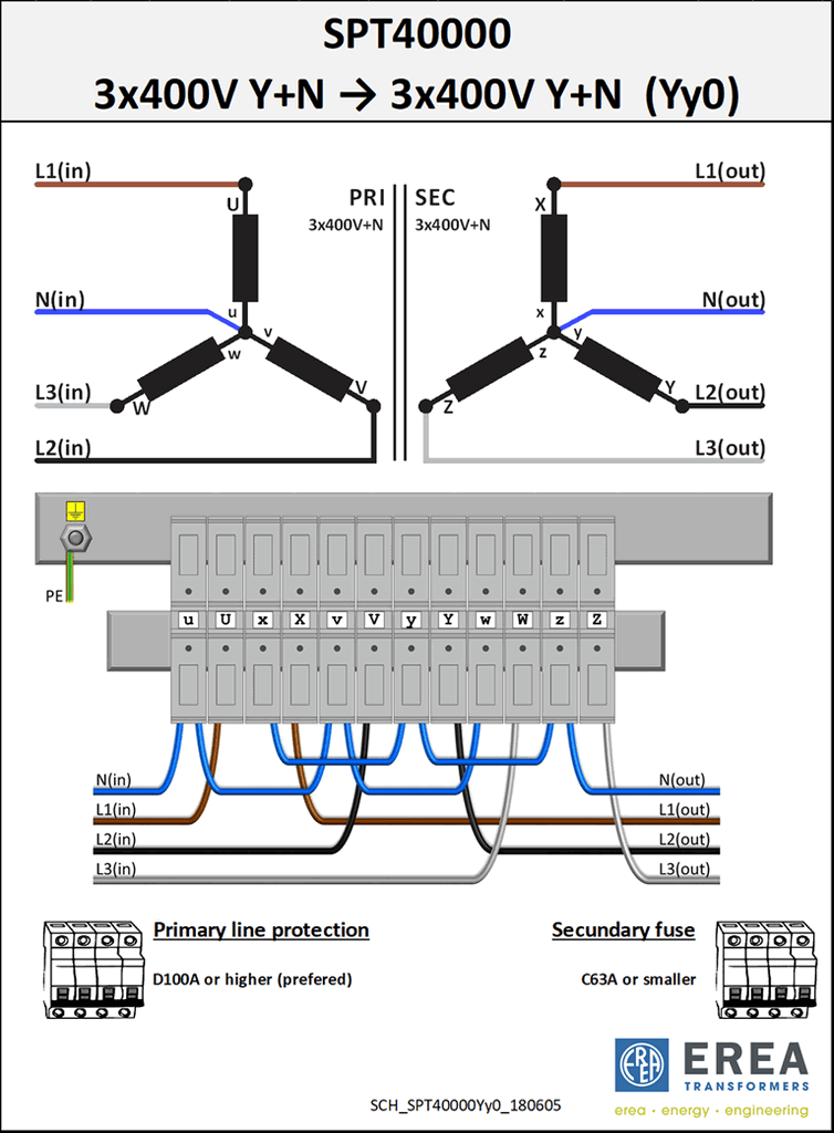 Aansluitschema SPT40000