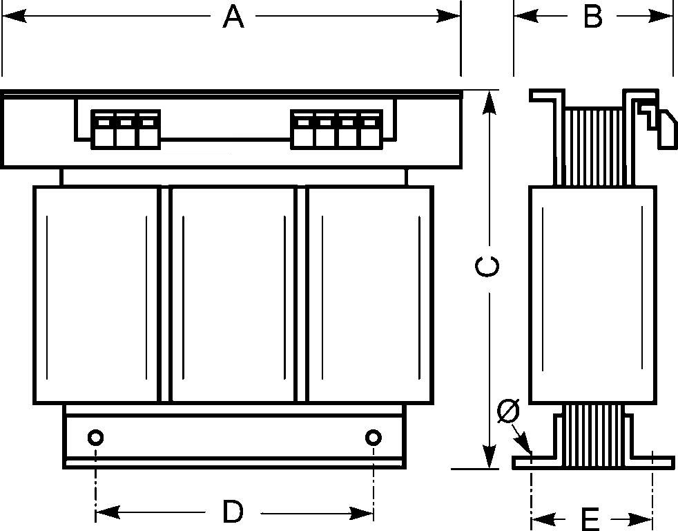 Maattekening ECT11000/D/IRC