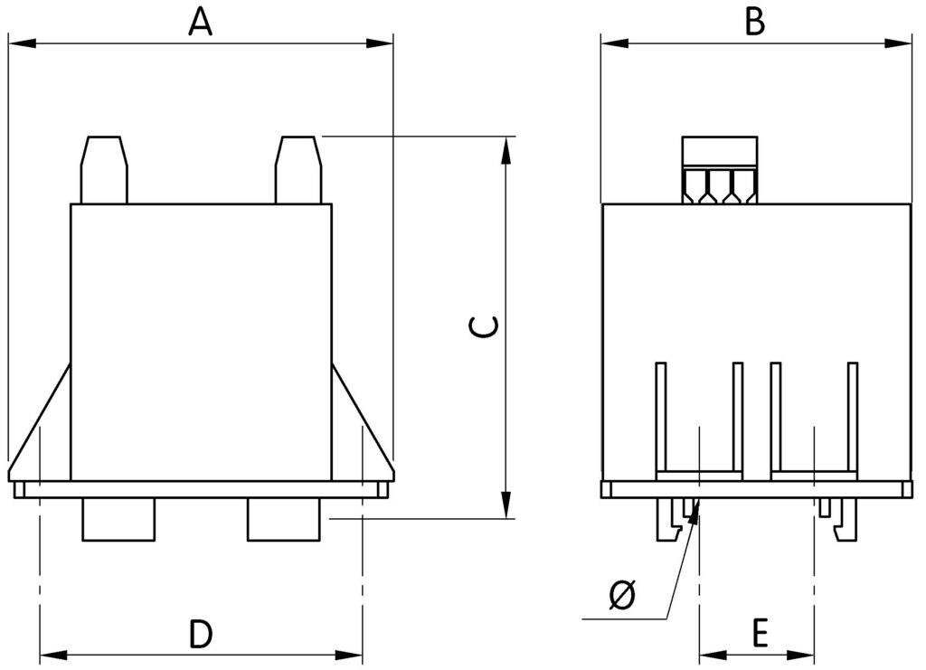 Maattekening EDR 24TS30