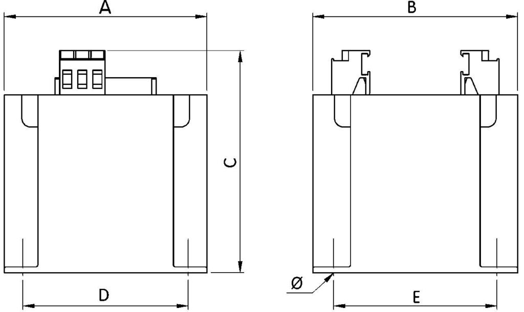 Maattekening E 42SB250