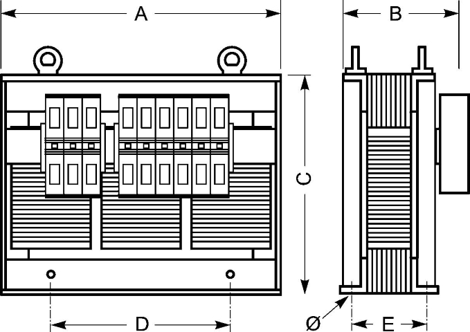 Maattekening SPT100000/D/480