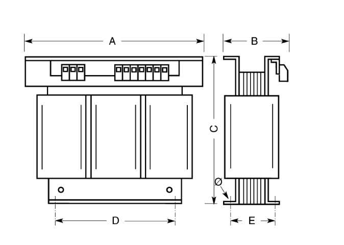 Maattekening SPT10000/D/690