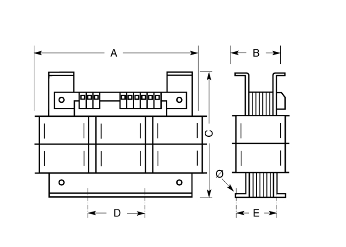 Maattekening SPT1600/D