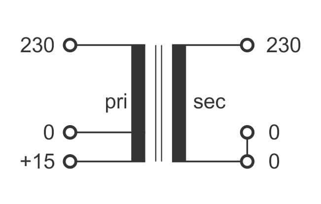 Elektrisch schema 230EC11000/IRC